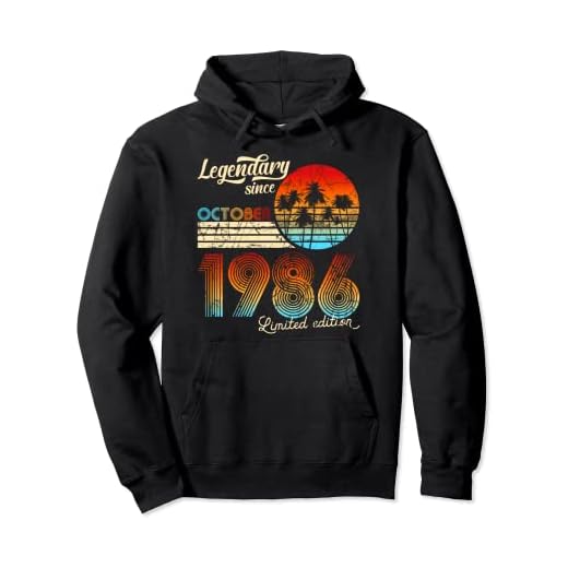Legendario De Cumpleaños Desde Octubre De 1986 Regalo Sudadera con Capucha