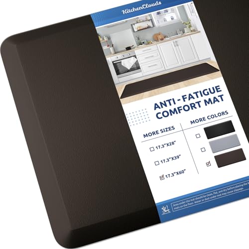 Image of Kitchen Mat Cushioned Anti Fatigue Rug Standing and Comfort Floor Mats