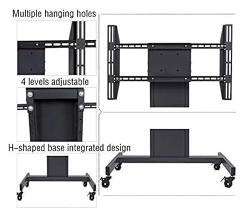 Soporte móvil para TV con ruedas y altura ajustable miniatura 6