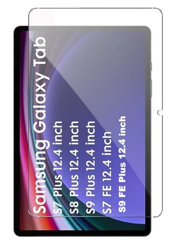 Image of Screenguard For Samsung Galaxy Tab S10 Plus /Tab S9 Plus /Tab S9 FE Plus /Tab S8 Plus /Tab S7 FE /Tab S7 Plus (12.4 Inch) Flexible Fiber Tempered Glass Screen Protector