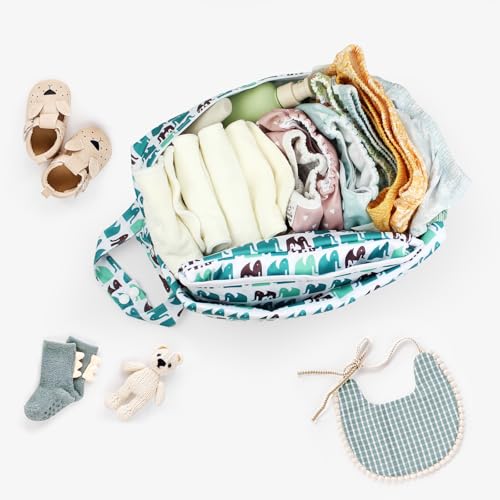 Image of Mama Koala Waterproof Diaper Pods for Baby Items, Cloth Diapers, Swimsuits, Travel, Gym Clothes, Beach, Pump Parts, Toiletries, 2 Pack(DP-Love You)