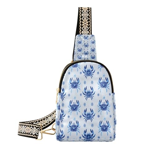 Sac Crazy Crab Blue exprimez votre esprit trendy hippie au quotidien