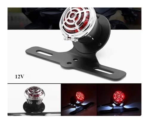Feu arrière de moto avec support de plaque LED pour CG125 GN125 Custom