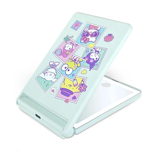 Miroir compact à DEL pour sac à main réglable contre manque de lumière - 6