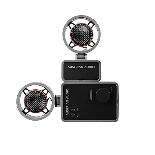 Austrian Audio | MiCreator System Set | Für Musik- und Content-Produktion | Inkl. MiCreator Studio & MiCreator Satellite (Kondensatormikrofone), MiniBar Stereo Schiene, Case, Kabel, Faceplates