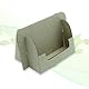 thefoldstands 5 faltbare ökologische Visitenkartenständer Gras Design für Visitenkarten 9,0 x 5,5 cm horizontal,Visitenkartenthalter aus Gras-Karton,kurz-bis mittelfristigen Einsatz