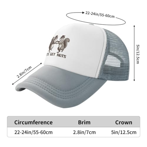 Image of Funny Trucker Hats,Trucker Hat Baseball Cap for Women Snapback Adjustable Hat Humor Gift Men
