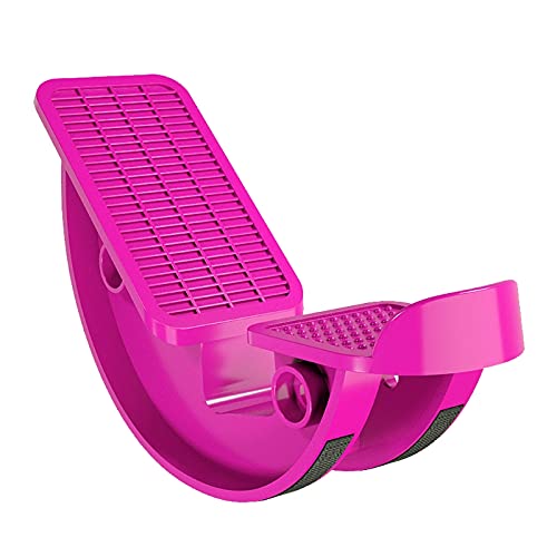 Folewr Waden-Knöchel-Stretch-Board für Achillessehnenentzündung, Muskeldehnung, Massage, Fitness-Pedal, Plantarsport, Fußwadendehner, Rose Pink Cover