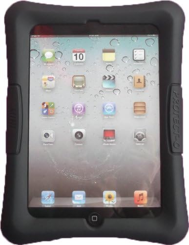 Totally Tablet Ipad Mini 1/2/3 Kid Friendly Protective Silicone Shell Case (Black)