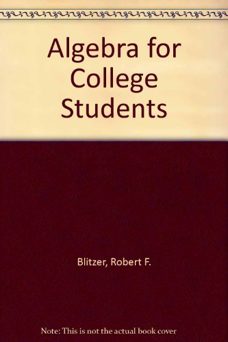 Algebra for College Students 0023430400 Book Cover