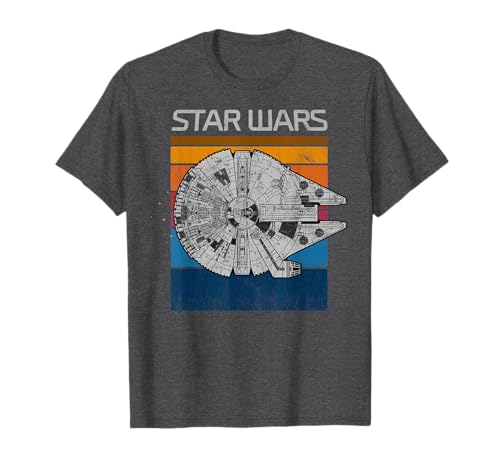 Star Wars Vintage Falcon Profile Camiseta