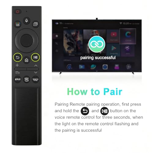 Image of 2 Pack BN59-01357A Solar Voice Remote Compatible with Samsung TV's