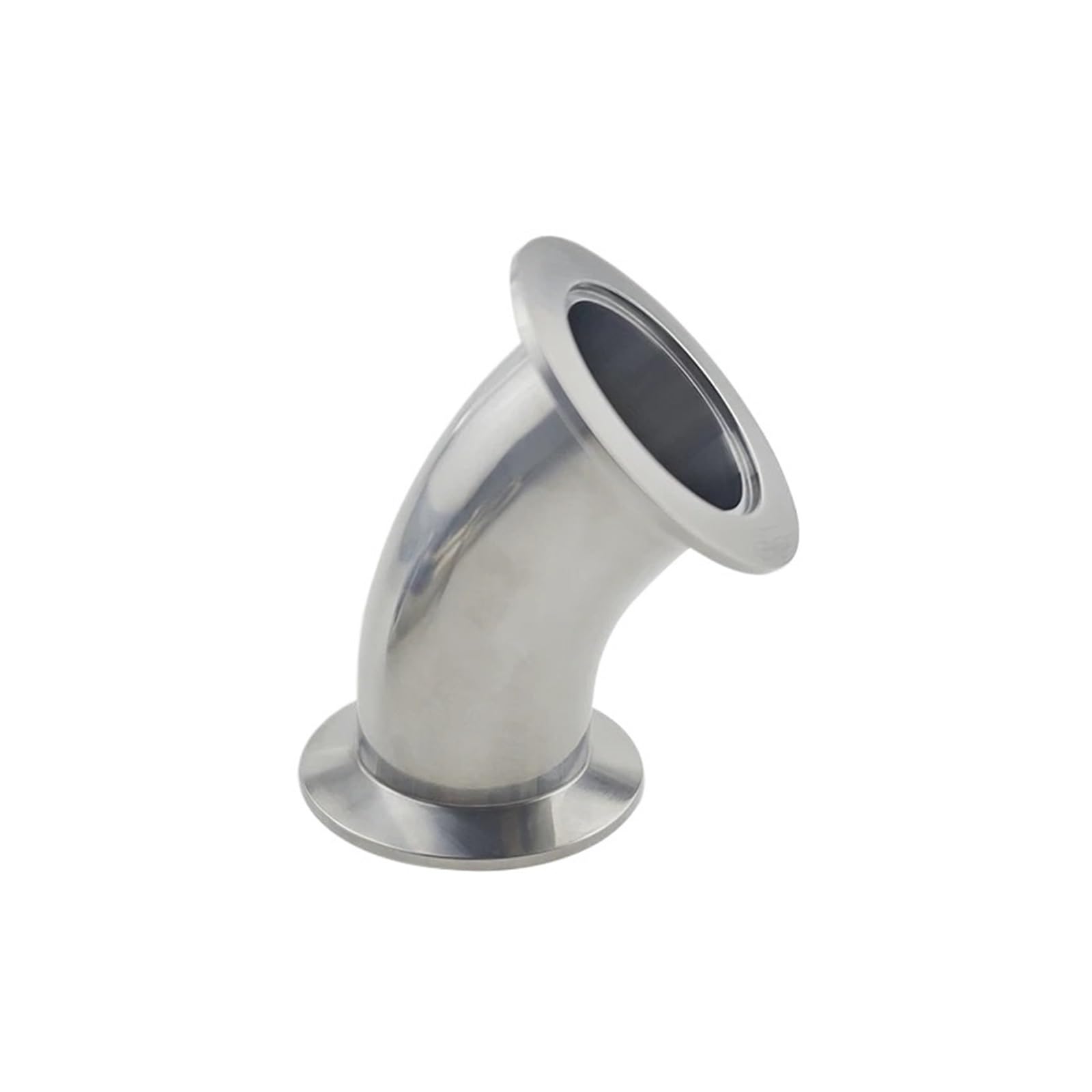 Zgposqkzsc One Color Kf25 Vacuum 45 Degree Elbow 304 Stainless Steel Tri Clamp Flange Joint Pipe Fitting Tube