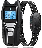 Dog Shock Collar with Remote Control – Shock Collar for Dogs 15–120 lbs, 2000FT Long Range Dog Training Collar with Remote IPX7 Waterproof Rechargeable 4 Safe Modes for Small Medium Large Dogs Blk