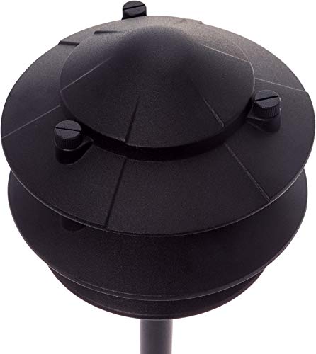 Paradise GL22764 Low Voltage Cast Aluminum 11W Path Light (Black, 6 Pack) - Thumbnail 2