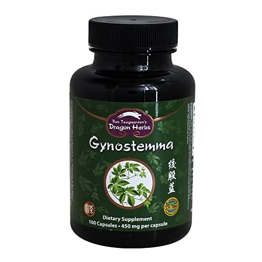 Gynostemma, 500 mg, 100 Capsules, Dragon Herbs
