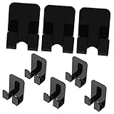 DOITOOL 8個自粘式浴室用ハンガー フック 両面テープ付き 壁掛けプ シャワ