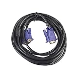 ❀ Este cable VGA conecta Piece o computadora portátil al proyector, monitor LCD y otro sistema de visualización de video a través de conexiones VGA.