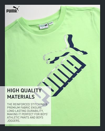 PUMA Boys Sweatpants Set - 3 Piece Fleece Pullover Long Sleeve Shirts Boys TShirt and Jogger Pants Kids Activewear Set (8-16)4