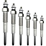 6-pcs Glow Plug 9-82513928-7 9-82513928-8 9825139287 9825139288 Compatible for Isuzu Engine 4BD1 6BB