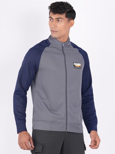 Wildcraft Men's A-Line Coat (31596_Grey - Image 2 thumbnail