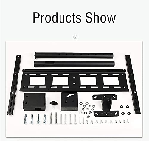 Support TV plafond pivotant pour éliminer les reflets sur écran 75"