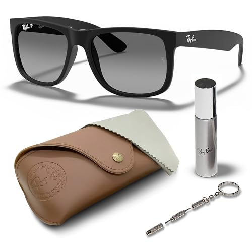 Ray-Ban RB4165 JUSTIN CLASSIC Square Shaped Sunglasses for Men