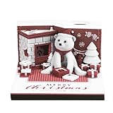 3D時計カレンダー 2026年 デスクカレンダー 3Dメモパッド 記録、計画、習慣追跡、ブックマーク、ギフト、3Dメモパッド デスクトップ装飾用の紙彫刻アート。