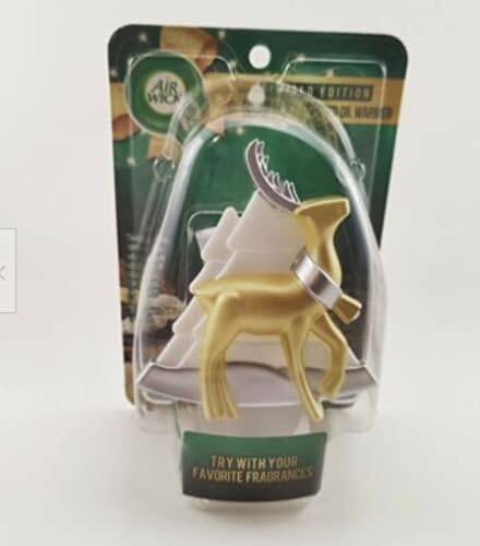 Air Wick - Calentador de edición limitada + clip extraíble, reno