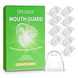 Mouth Guard for Grinding Teeth at Night, 10-Pack Night Guards for Teeth Grinding Comfortable Fit for Sleeping, Universal Size, Individually Wrapped, BPA-Free