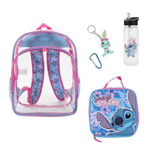 BIOWORLD Womens Kid Lilo & Stitch Backpack Set (Little Kid/Big Kid) Sky Blue 2 Onesize