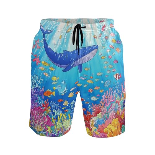 Short de bain respirant Some Whale séchage ultra rapide