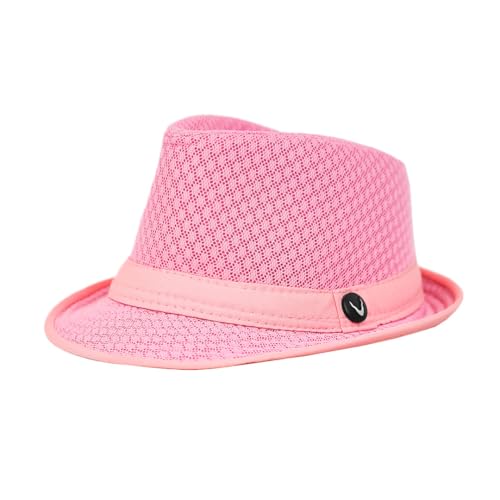 Image of The Hat Depot Light Weight Classic Soft Cool Mesh Crushable Fedora hat