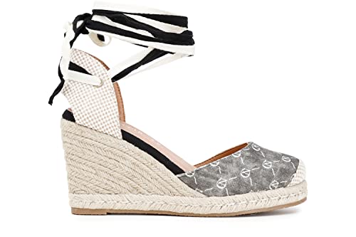 Sandales en tissu Cafè Noir C1HF9020 à semelle corde premium