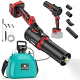 TAIRDA 3-in-1 Mist Blower Sprayer Compatible for Milwaukee 18V Battery(NO Battery), 2.1Gal Battery Powered Mist...