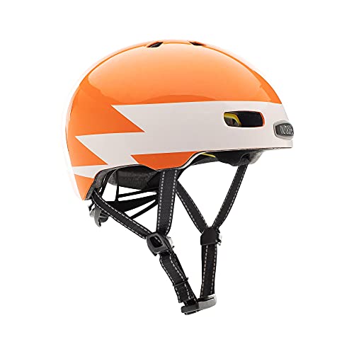 Nutcase Kinder Fahrradhelm Little Nutty MIPS Gloss, Lightning, 48-52 cm, 10001