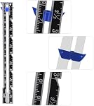 2 Pieces Sliding Gauge Measuring Sewing Tool, 5-in-1 Sliding Gauge Measuring Sewing Ruler Tool Fabric Quilting Ruler for Sewing Knitting Quilting Crafting