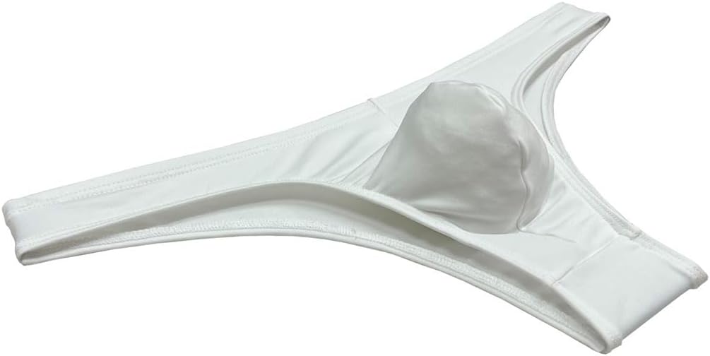 Men's Second-skin Feel Bikini Briefs Underwear Absorbent Skimpy Briefs Hipster Half Hip Sports Underpants