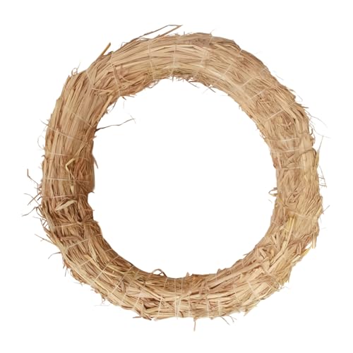 Corona De Paja, Textura Natural, 30 Cm, 35 Cm, ​​Coronas De Paja Natural, Corona Navideña, Amplias Opciones De Colocación, Para Vacaciones De Invierno, Fiestas De Cumpleaños, Oficinas, Hogar, Habitaci