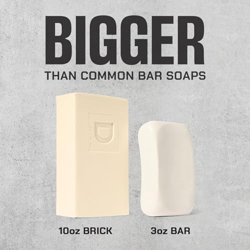 Image of Duke Cannon Supply Co. Tropic Drift Big Brick of Soap for Men - 10 oz - Coconut + Lime Scent - Triple-Milled Men's Bar Soap - Deep-Cleansing Bath Bar (Pack of 6)