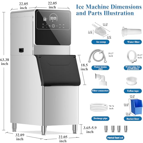 commercial ice maker premium 1684