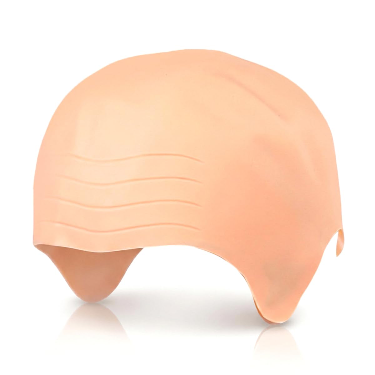 Lotsdonxia Skin Color 1 Pc Latex Bald Cap For Adults, Realistic Skin Head Wig, Stretchable Fancy Dress Costume Accessory For Halloween, Cosplay & Theatre