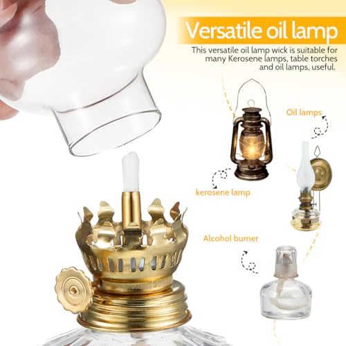 Mechas para lámpara de aceite 10 unidades material seguro miniatura 3