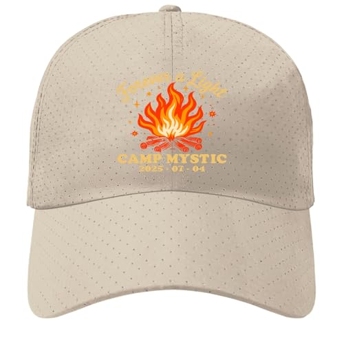 Forever A Light Camps Mystic 2025 for Women's Boys Girls Mesh Ball Hats for Women Vintage Running Caps