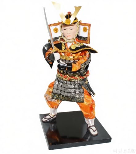 Figura Guerrero Samurai Japonés 30 cm miniatura 1