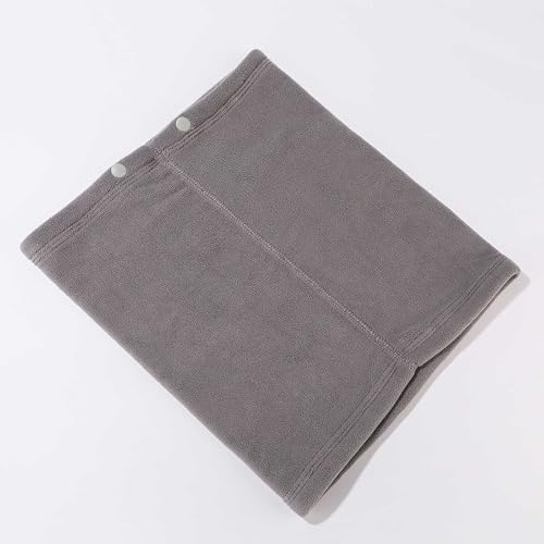 Neck Warmer Winter Fleece Lined Neck Gaiter Trapping Thermal Ski Tube Circle Loop Half Face Mask for Cold Weather3