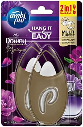 Ambi Pur Small Space Freshener Downy Mystique Premium Parfum 2 x 4.5 ml