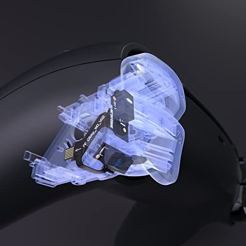 eXtremeRate Micro Switch–Clicky Hair Trigger Kit für ps5 Controller Schultertasten, Ergonomische Trigger Tasten Bumper Knöpfe Mausklick Kit für ps5 Controller BDM-010 & BDM-020-Leicht-Drück Version - Image 7