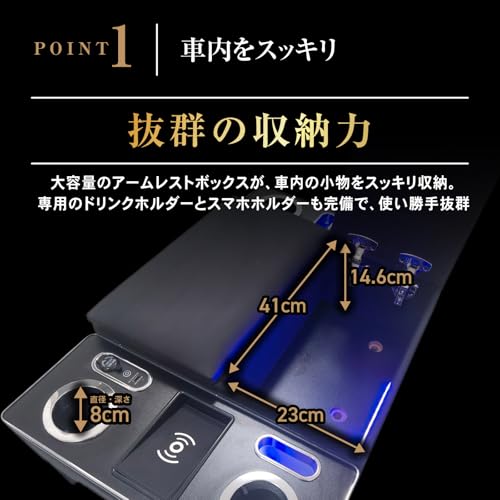 CRAFTWORKS ハイエース200系 コンソールボックス