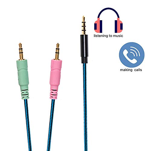 POHOVE - Cavo audio Aux in nylon intrecciato per